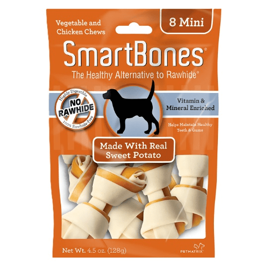 Snack para Perro SmartBones Sweet Potato Mini 8 Unid 112gr